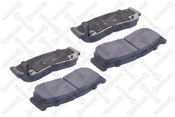 Kit de plaquettes de frein, frein à disque STELLOX 000 001-SX