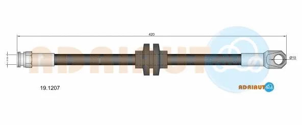 Flexible de frein ADRIAUTO 19.1207