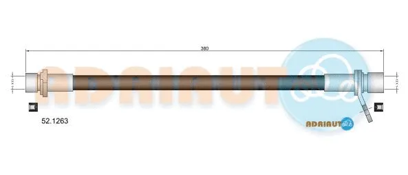 Flexible de frein ADRIAUTO 52.1263