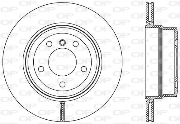 Disque de frein OPEN PARTS BDR2531.20