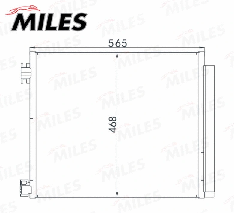 Condenseur, climatisation MILES ACCB173