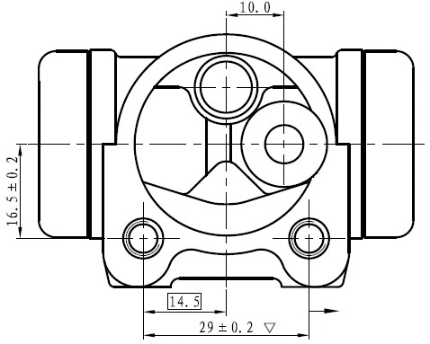 Cylindre de roue National NWC5020