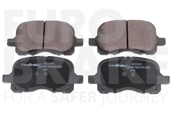 Kit de plaquettes de frein, frein à disque EUROBRAKE 5502224542