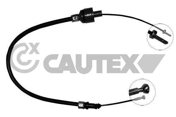 Tirette à câble, commande d'embrayage CAUTEX 761309