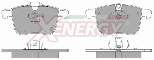 Kit de plaquettes de frein, frein à disque AP XENERGY X40937