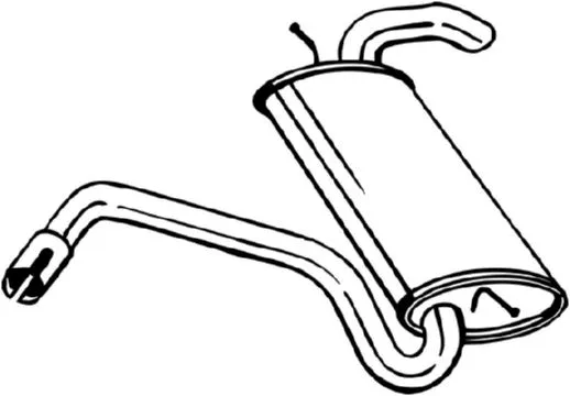 Silencieux arrière BOSAL 154-495