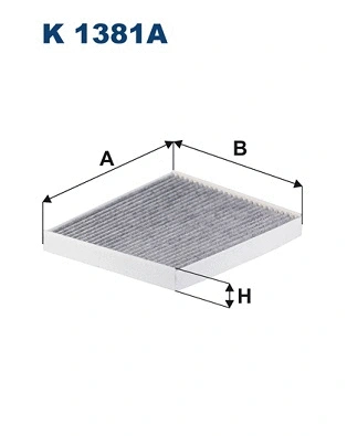 Filtre, air de l'habitacle FILTRON K 1381A