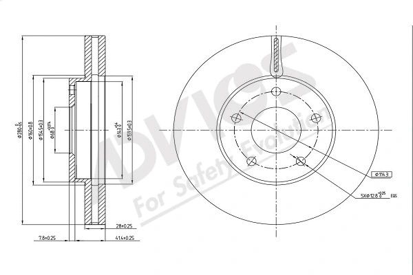 Disque de frein ADVICS-SEA B6F364