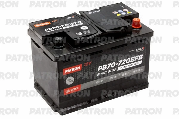 Batterie de démarrage PATRON PB70-720EFB