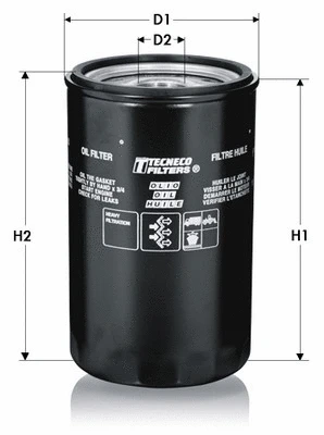 Filtre à huile TECNECO FILTERS OL2940