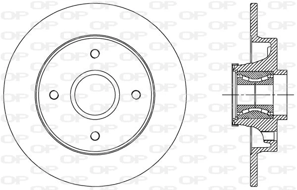 Disque de frein OPEN PARTS BDA2510.30