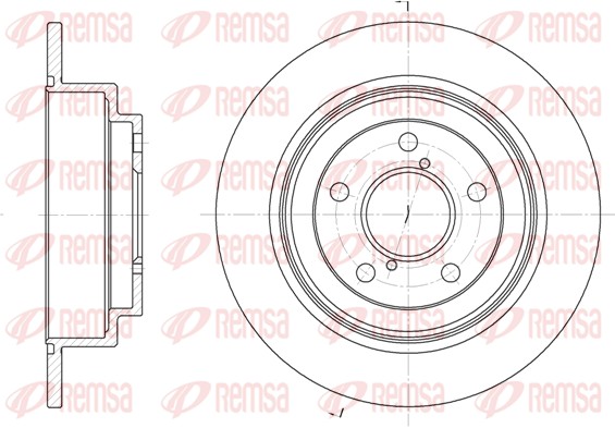 Disque de frein REMSA 6398.00