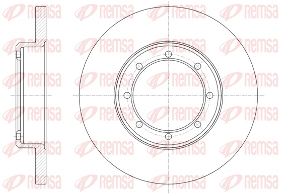 Disque de frein REMSA 61476.00
