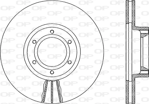 Disque de frein OPEN PARTS BDA1878.20