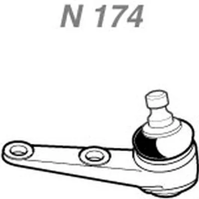 Rotule de suspension NAKATA N 174
