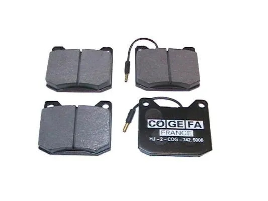 Kit de plaquettes de frein, frein à disque COGEFA France 742.5006B