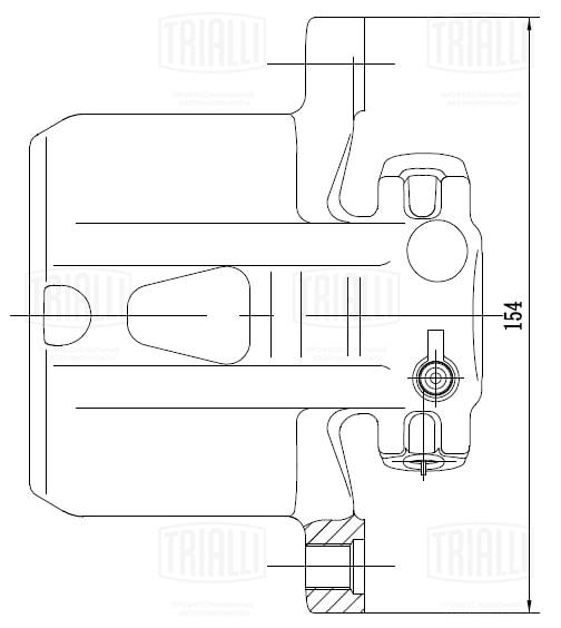 Étrier de frein TRIALLI CF 012079