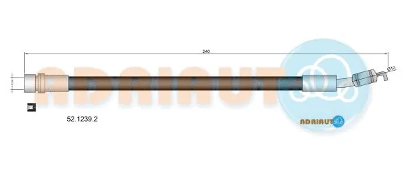 Flexible de frein ADRIAUTO 52.1239.2