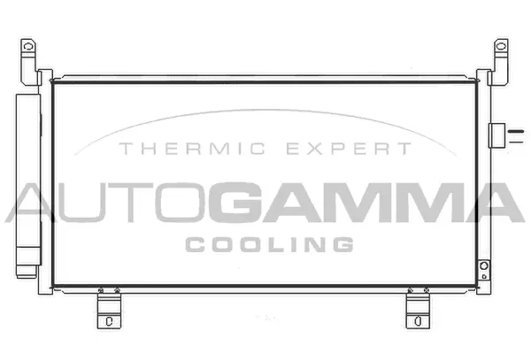 Condenseur, climatisation AUTOGAMMA 107379
