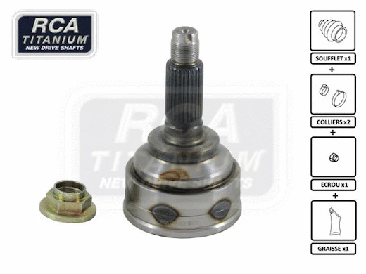 Jeu de joints, arbre de transmission RCA FRANCE MA11