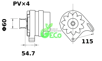 Alternateur GECO A33871