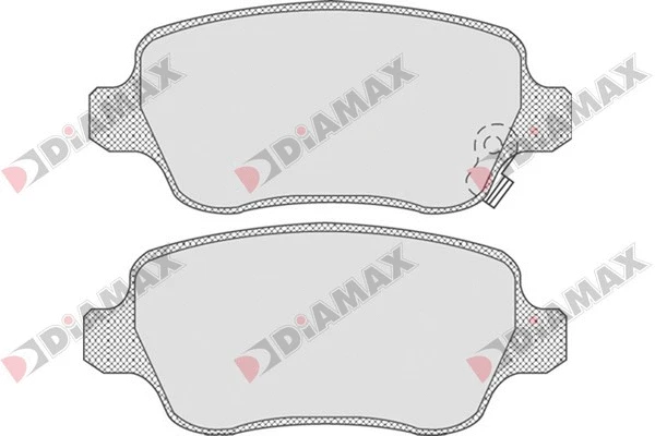 Kit de plaquettes de frein, frein à disque DIAMAX N09080
