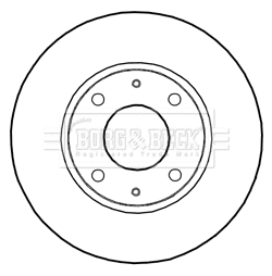 Disque de frein BORG & BECK BBD5281