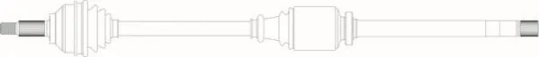 Arbre de transmission GENERAL RICAMBI RE3324