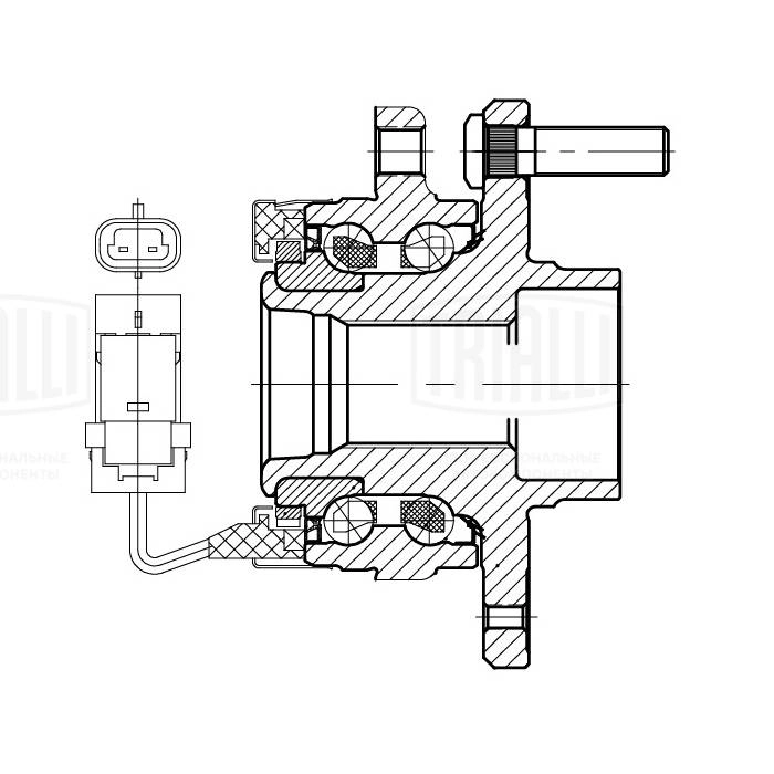 Kit de roulements de roue TRIALLI MR 2730