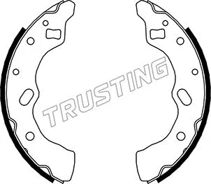 Jeu de mâchoires de frein TRUSTING 049.145
