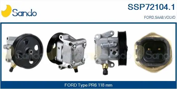 Pompe hydraulique, direction SANDO SSP72104.1