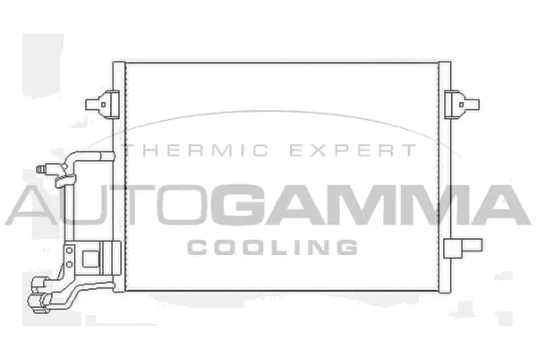 Condenseur, climatisation AUTOGAMMA 107315