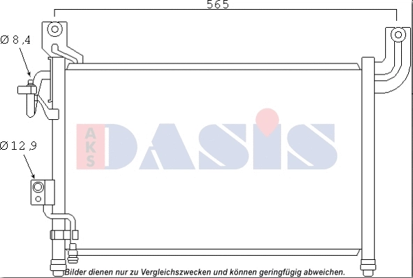 Condenseur, climatisation AKS DASIS 092062N