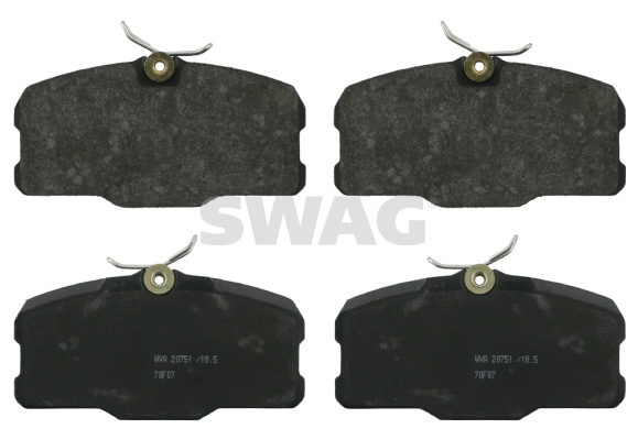 Kit de plaquettes de frein, frein à disque SWAG 10 91 6248