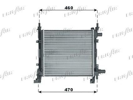 Radiateur, refroidissement du moteur FRIGAIR 0105.3055