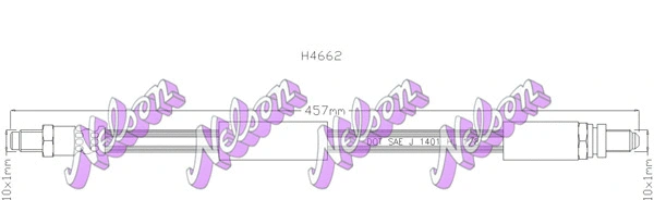 Flexible de frein KAWE H4662