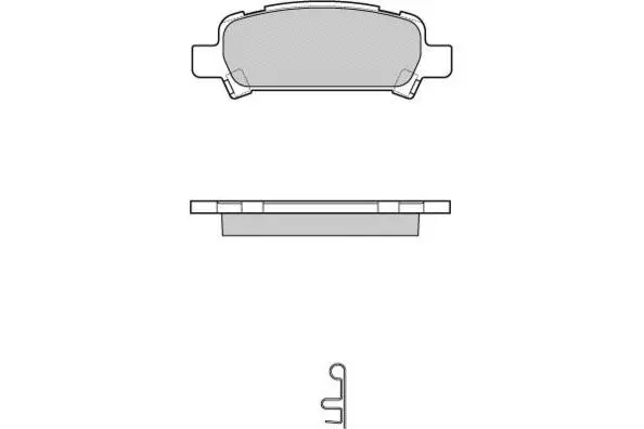 Kit de plaquettes de frein, frein à disque E.T.F. 12-1056