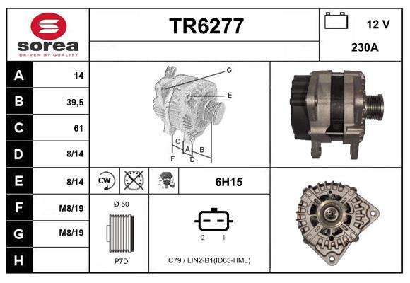 Alternateur SERA TR6277