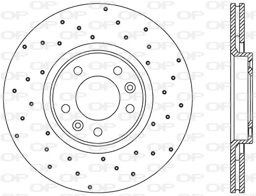 Disque de frein OPEN PARTS BDRS2380.25