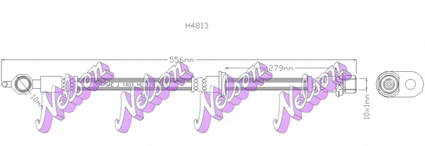 Flexible de frein KAWE H4813
