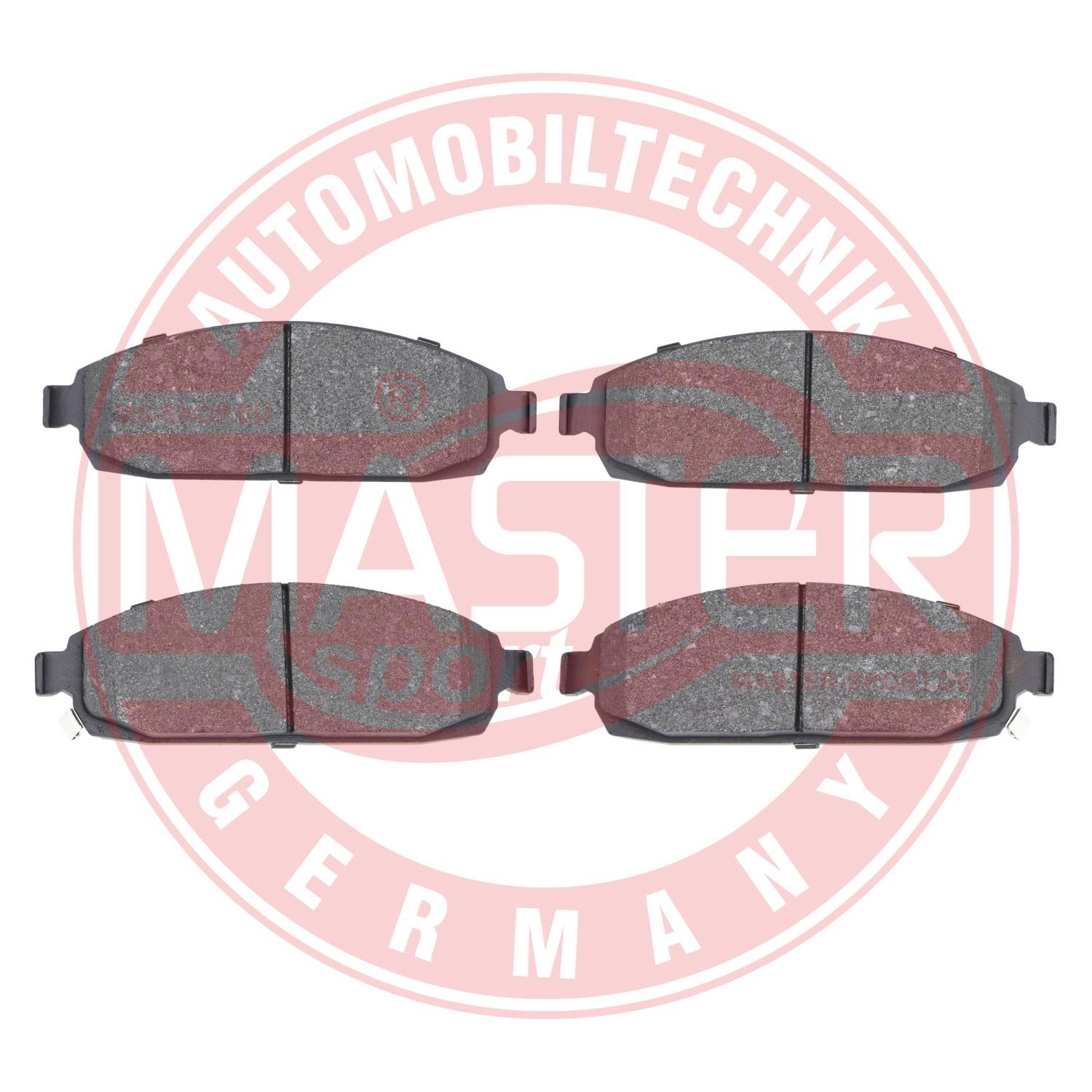 Kit de plaquettes de frein, frein à disque MASTER-SPORT GERMANY 13046141362N-SET-MS