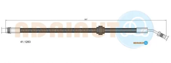 Flexible de frein ADRIAUTO 41.1283