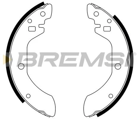Jeu de mâchoires de frein BREMSI GF0842