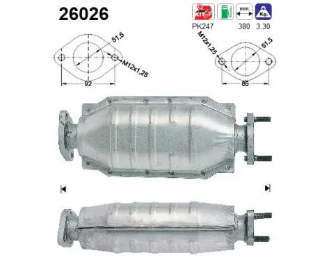 Catalyseur AS 26026