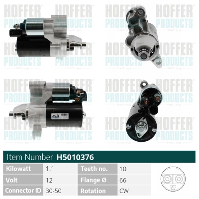 Démarreur HOFFER H5010376