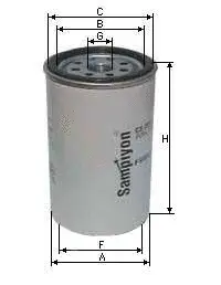 Filtre à carburant SAMPIYON FILTER CS 1668 M