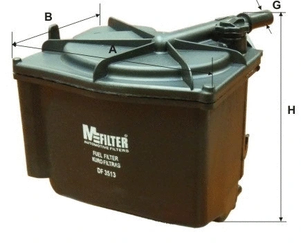Filtre à carburant MFILTER DF 3513