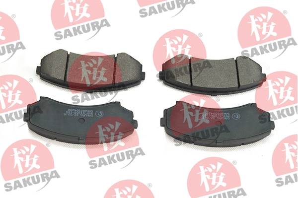 Kit de plaquettes de frein, frein à disque SAKURA 600-50-4288