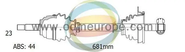 Arbre de transmission 4X4 ESTANFI EST-18-291611