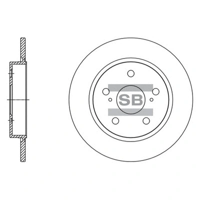 Disque de frein Hi-Q SD4615